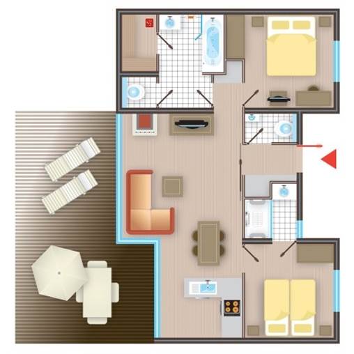 Cottage VIP Design CH268 at Les Hauts de Bruyères